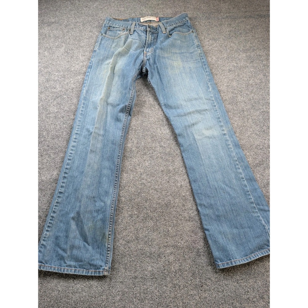 Levi's 527 Low Bootcut Jeans Mens Size 32x32 Blue Denim 100% Cotton